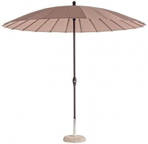 Уличный зонт от солнца  Флоренция светло-коричневый 2,7 м